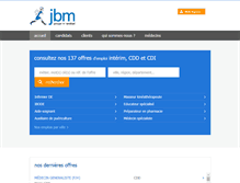 Tablet Screenshot of jbm-medical.com